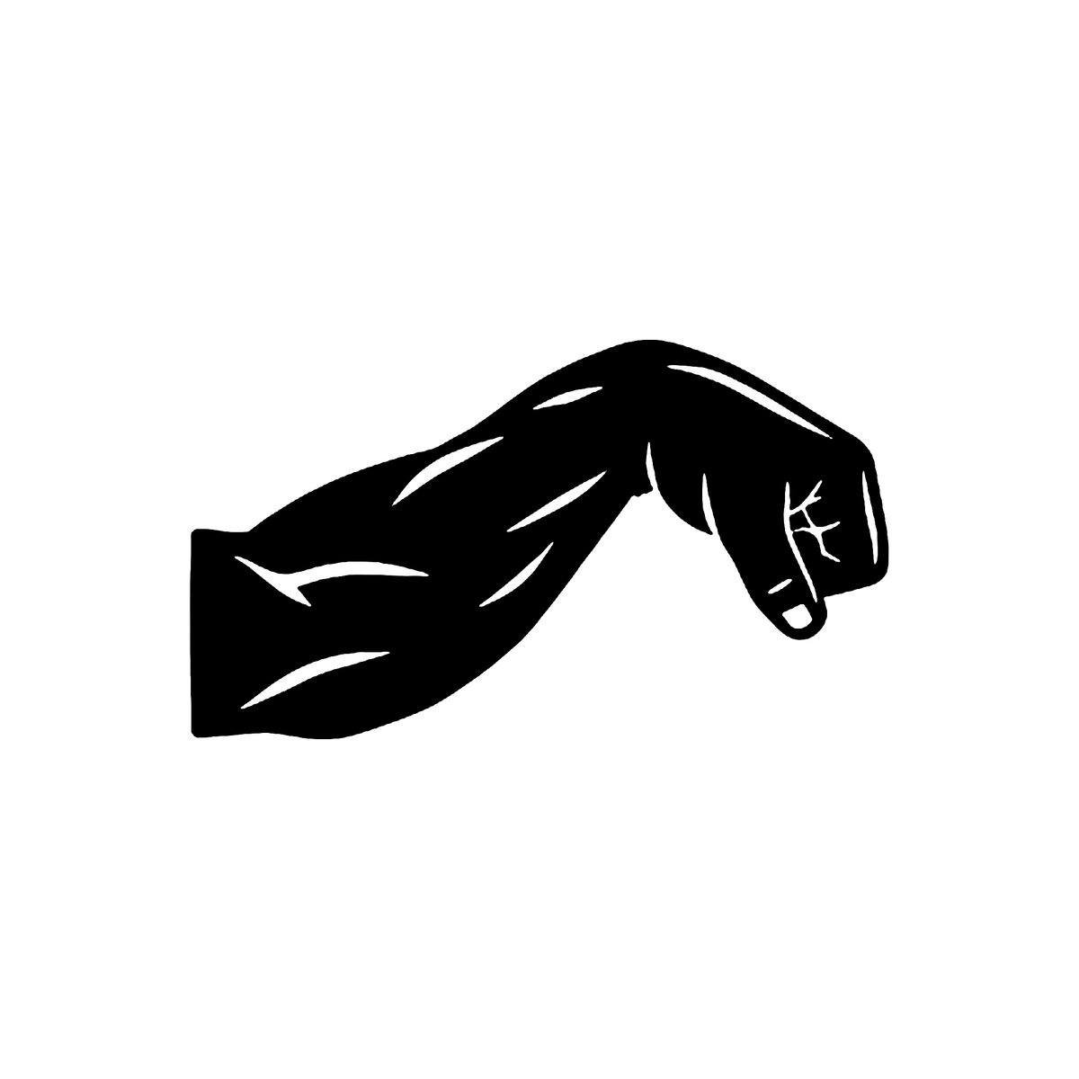 Flexed wrist and forearm icon for the Wrist and Forearm Trainers collection