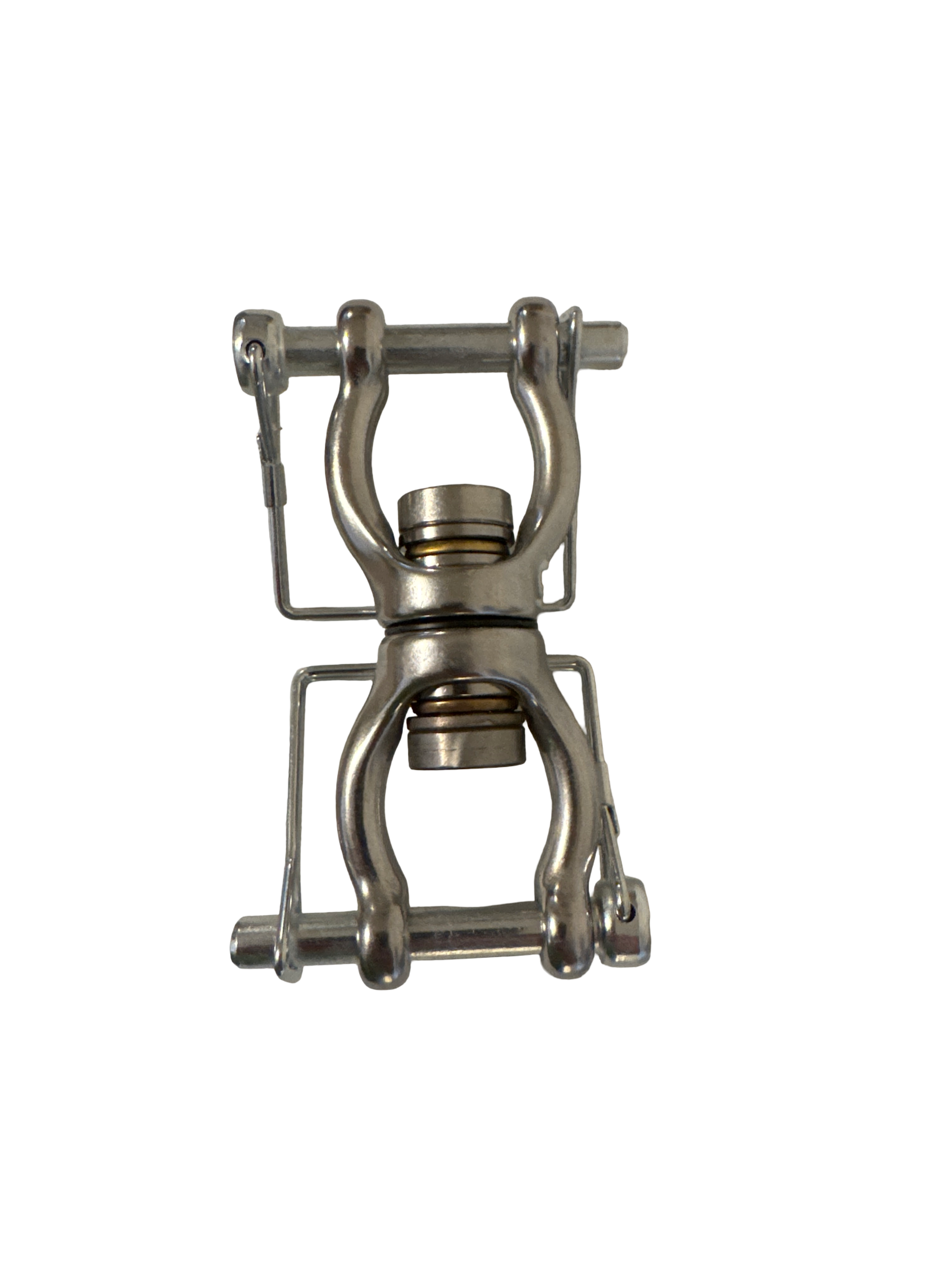 Adding the swivel carabiner to any vertical lift removes all of the unwanted moment of the weights.