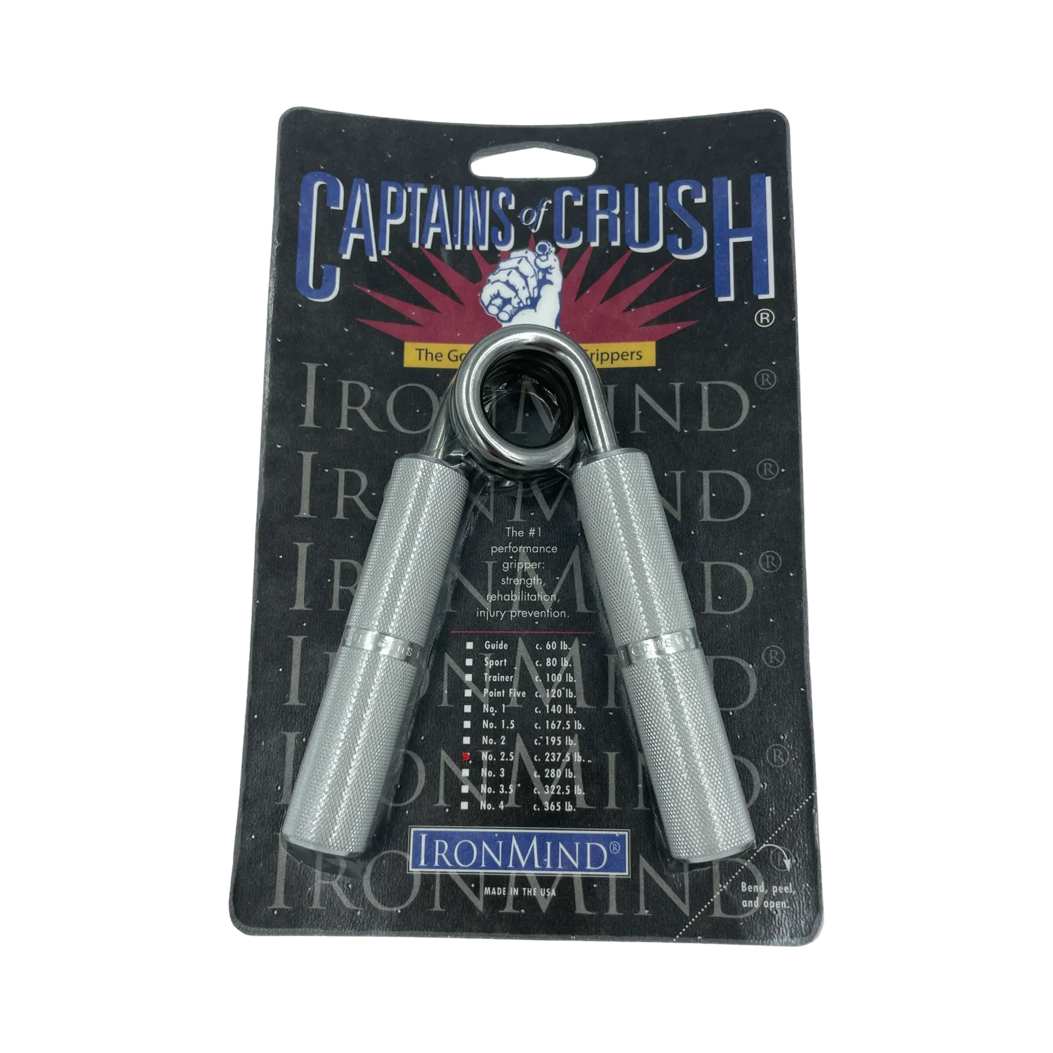 Captains of crush gripper 2.5 variant.