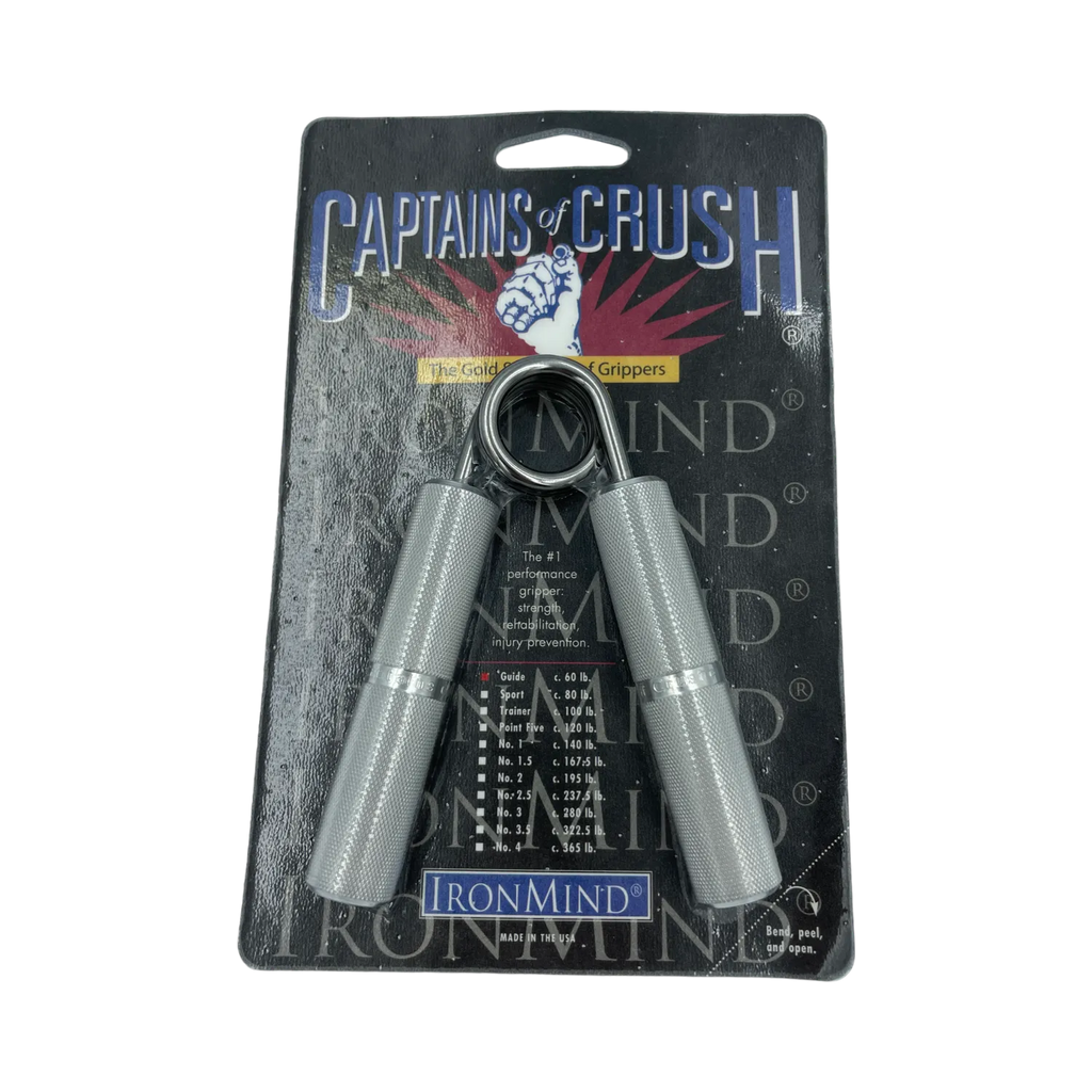 Captains of crush gripper guide variant.
