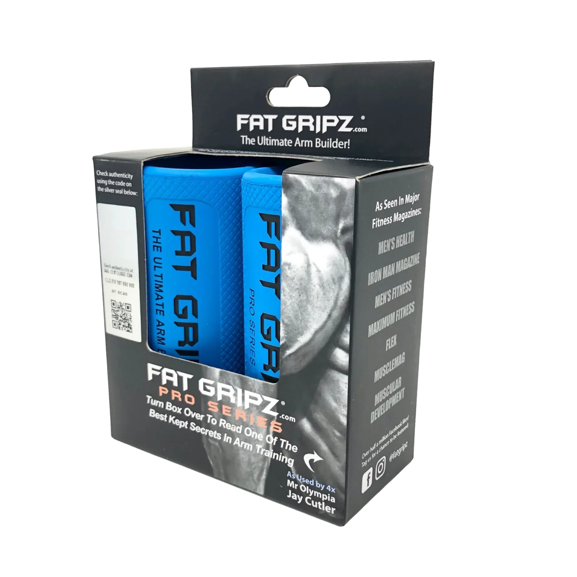 Pro Series Grips by Fat Gripz - Fat Bar Training For Hand and Arm Strength