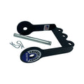 Country Crush Raptor rolling handle frame only, with steel pin and hitch clips, no grip, on white