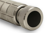 Detailed view of the SideWinder® Revolution 2.0 showing the solid anodized aluminum construction with detailed knurling.