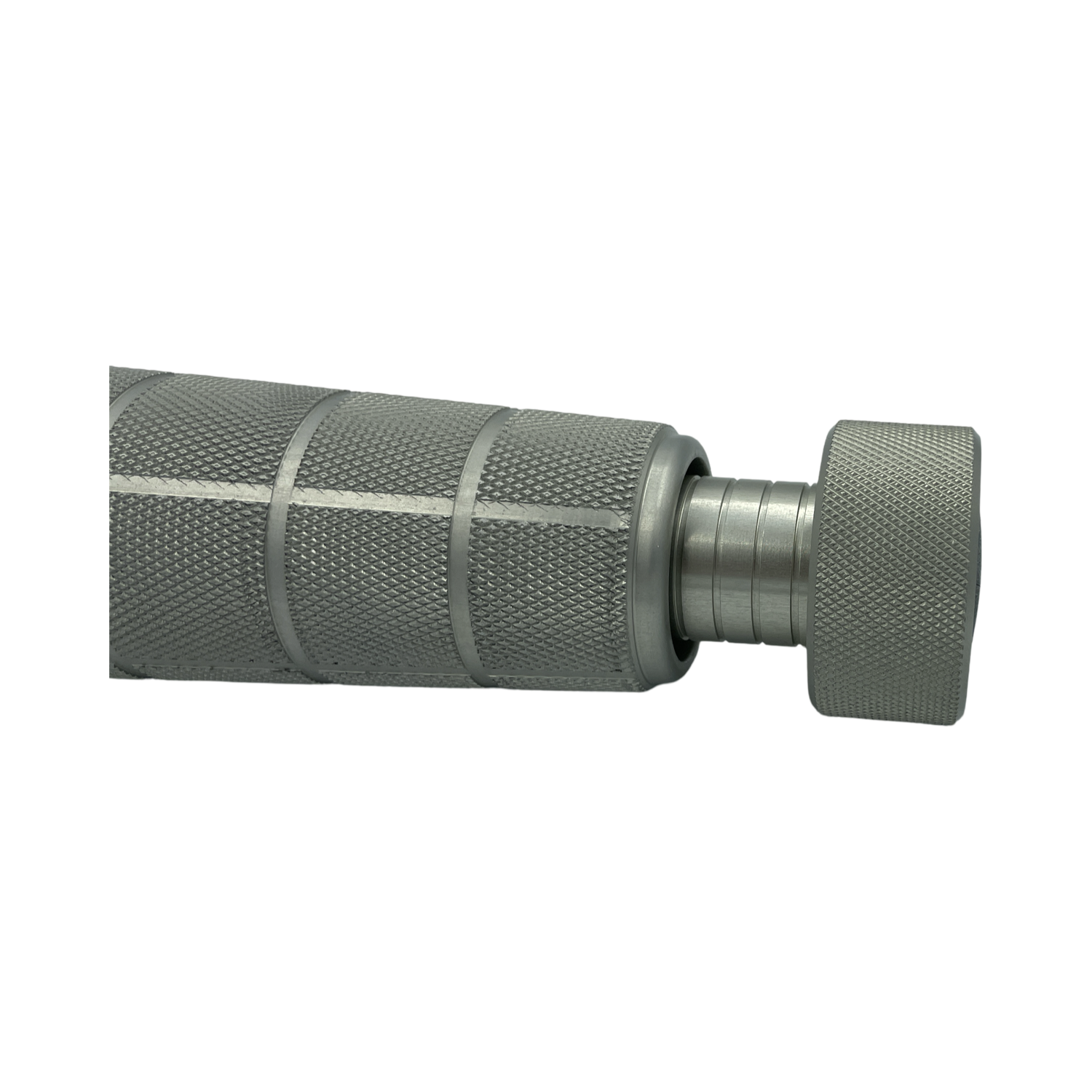 Detailed view of the SideWinder Xtreme T6 showing the precision knurled aluminum grip