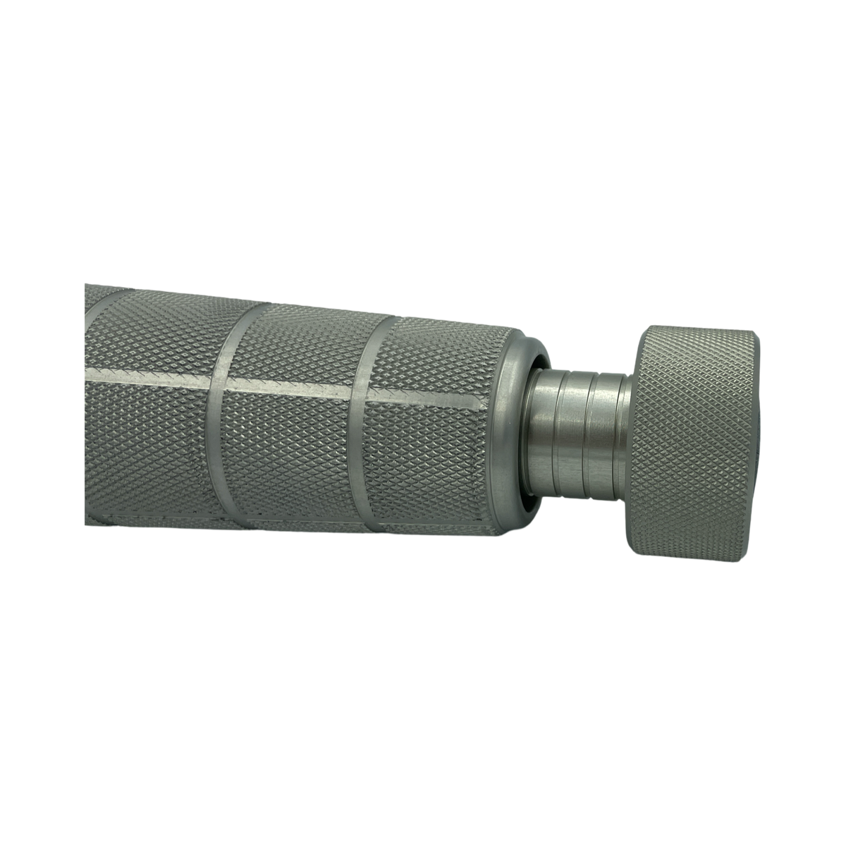 Detailed view of the SideWinder Xtreme T6 showing the precision knurled aluminum grip