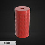 This 70 mm arm wrestling grip, from GripStrength.com, levels up your arm wrestling training by widening your range.