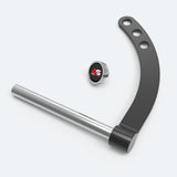Stainless Steel Base handle with Electrostatic coating for ArmSport Arm-Wrestling Handle Sets.